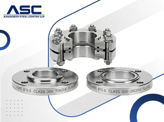 ASME B16.5 Class 300 Tongue & Groove Flange Connection
